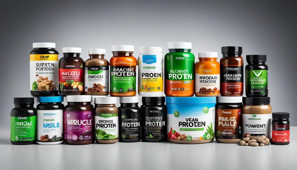 Suppléments vegan musculation