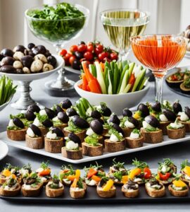 apéritif dinatoire végétarien