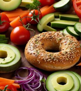 bagel végétarien