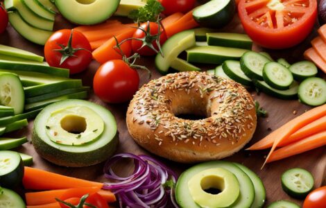 bagel végétarien