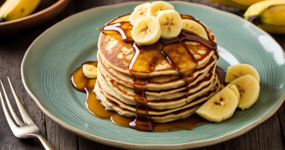 banana pancakes vegan