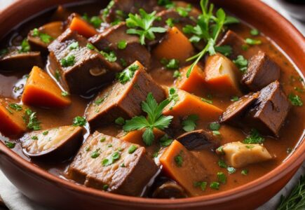 boeuf bourguignon vegan
