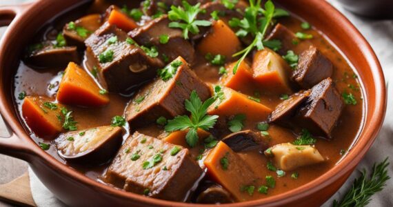 boeuf bourguignon vegan