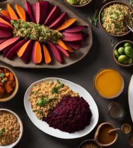 buffet de noël végétarien