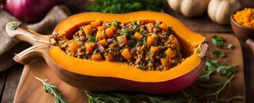 butternut farcie vegan
