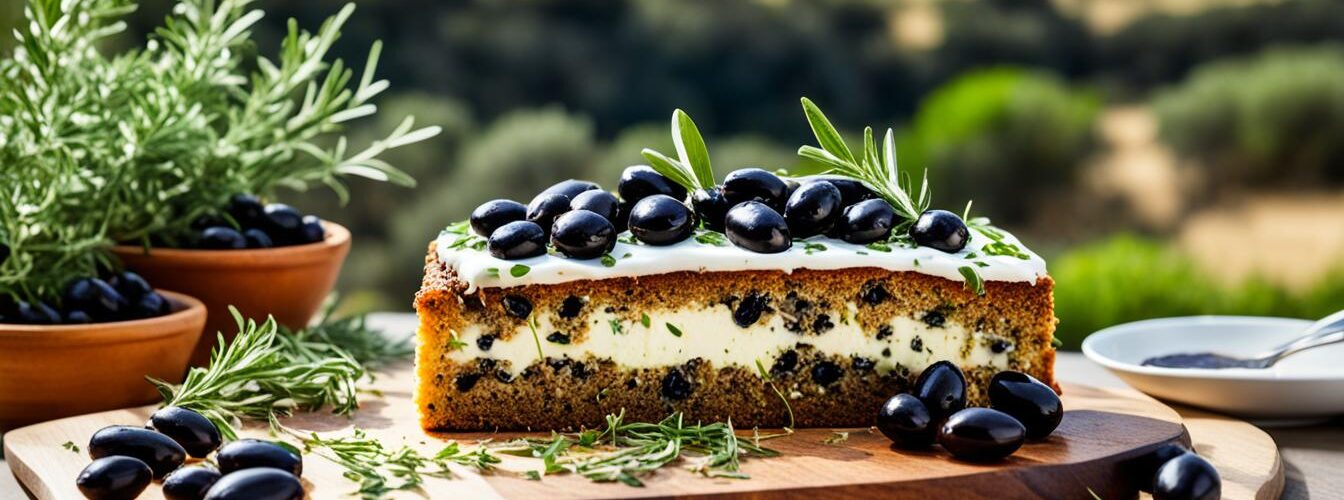 cake aux olives végétarien