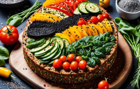 cake salé végétarien