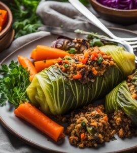 chou farci végétarien