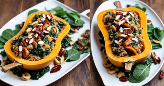 courge farcie vegan