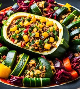 courgettes farcies végétarien
