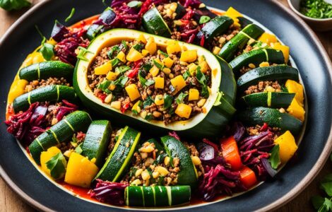 courgettes farcies végétarien