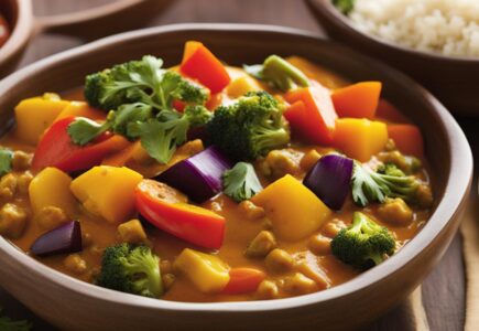 curry de légumes végétarien