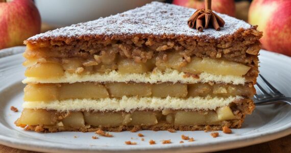 gateau aux pommes vegan