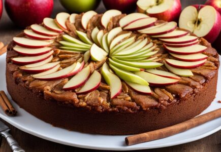 gateau vegan pommes