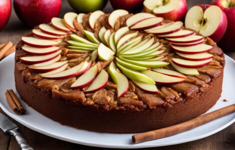 gateau vegan pommes