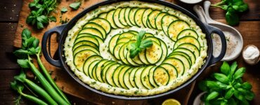 gratin de courgettes vegan