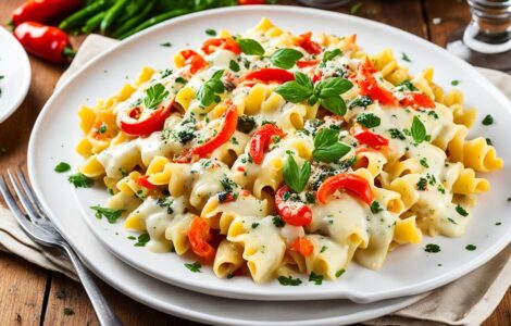 gratin de pâtes végétarien