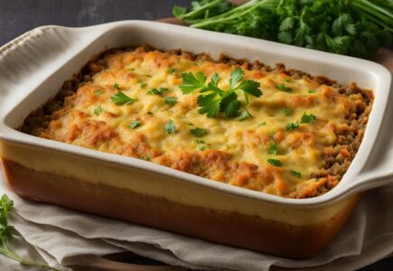 hachis parmentier vegan lentilles