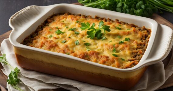 hachis parmentier vegan lentilles