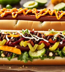 hot dog végétarien