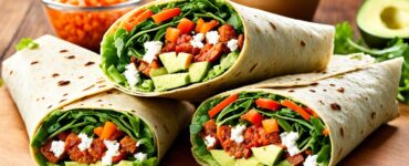 idée garniture wrap végétarien