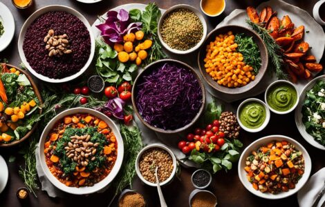 menu de fête végétarien