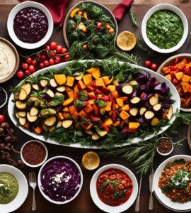 menu vegan noel