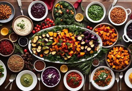 menu vegan noel