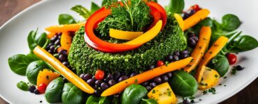 menu végétarien gastronomique