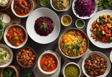 menu végétarien recette