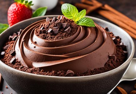 mousse au chocolat vegan