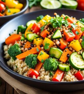 plat complet végétarien