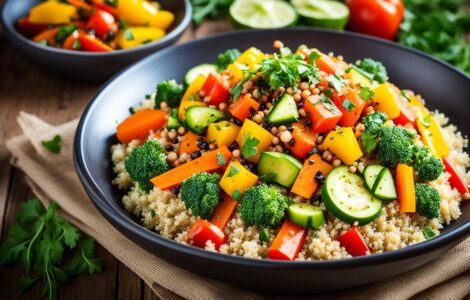 plat complet végétarien