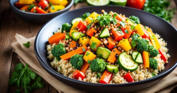 plat complet végétarien
