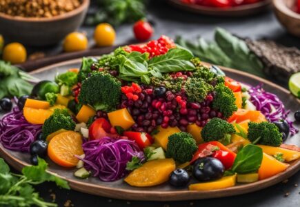 plat vegan gastronomique