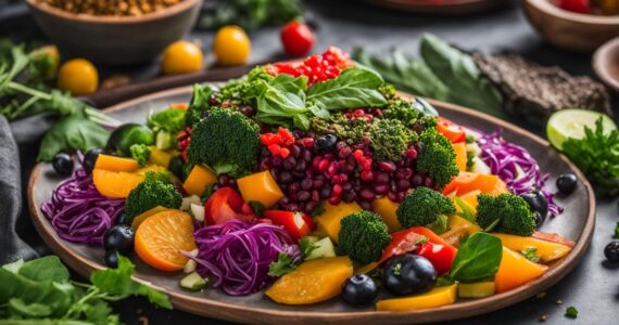 plat vegan gastronomique