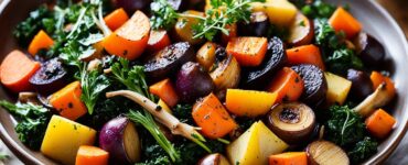 plat végétarien hiver