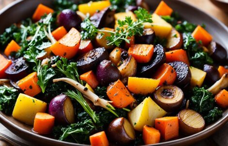 plat végétarien hiver