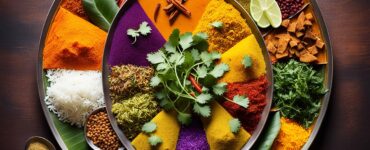 plat végétarien indien