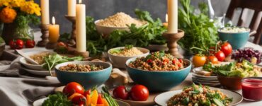 plat végétarien pour recevoir