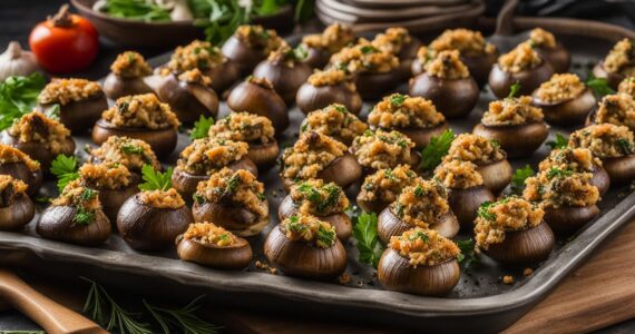 recette champignons farcis végétarien