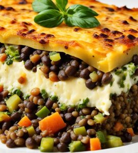 recette hachis parmentier végétarien lentilles