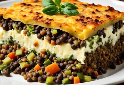 recette hachis parmentier végétarien lentilles