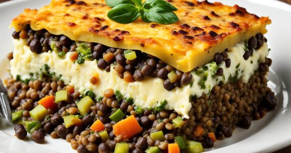 recette hachis parmentier végétarien lentilles