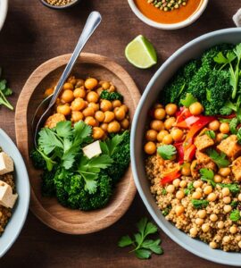 repas vegan proteiné