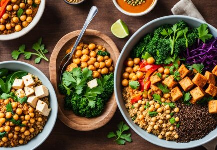 repas vegan proteiné