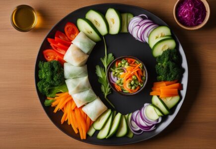 rouleau de printemps vegan