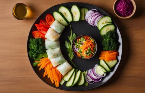 rouleau de printemps vegan