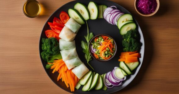 rouleau de printemps vegan