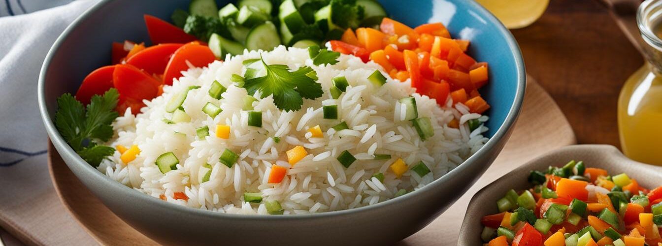 salade de riz vegan